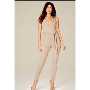 BEBE Faux Suede Women’s Jumpsuit Size Small